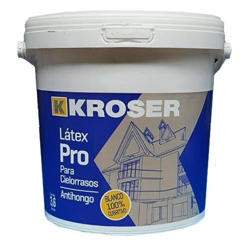 Pintura Kroser Cielos Rasos Pro 3.6l  