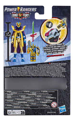 Power Rangers Dino Fury Gold Ranger Dino Master Mode