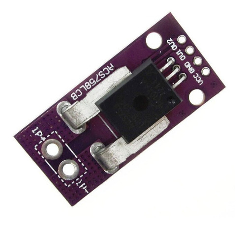 Acs758lcb Hall Sensor Corriente Módulo Diy Placa Electrónica