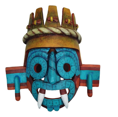 Máscara Tláloc Dios Mexica De La Lluvia