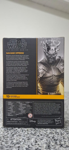 Savage Opress Star Wars Clone Wars The Black Series Hasbro