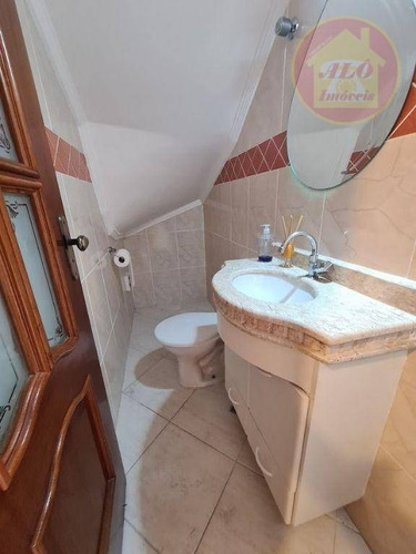 Imagem 6 de 25 de Sobrado À Venda, 136 M² Por R$ 590.000,00 - Canto Do Forte - Praia Grande/sp - So0767