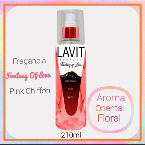 Fantasy Of Love Pink Chiffon. Tamaño 210ml. Oriental Floral