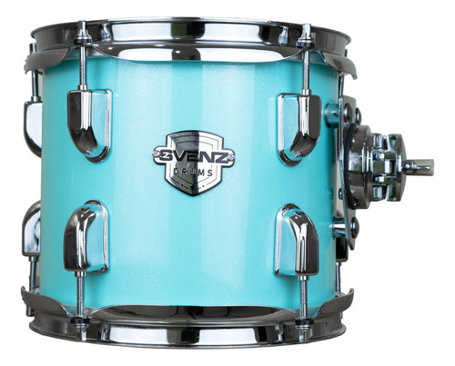 Batería Svenz Dragonfly Dgx-5 Metal Platillos, Banco. Color Blue Wave Sparkle Bws
