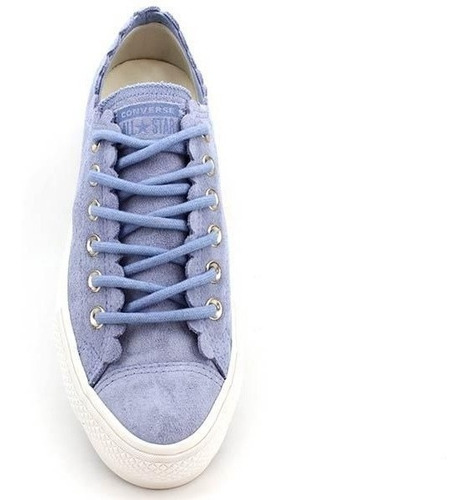 Tênis All Star Flatform Azul Aço Ct11810002 Original C/nota