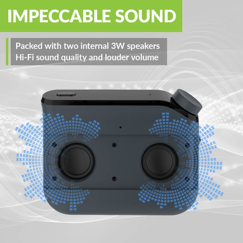 Altavoz Bluetooth 2 En 1 Para Auto Con Fm Y Manos Libres 6 W