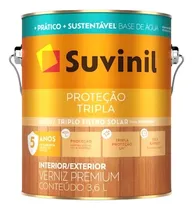 Comprar Barniz Suvinyl a base de agua para madera, 3,6 litros, color caoba de secado rápido