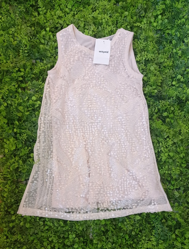 Vestido Niña Español Lentejuelas Talla 8 Mayoral 