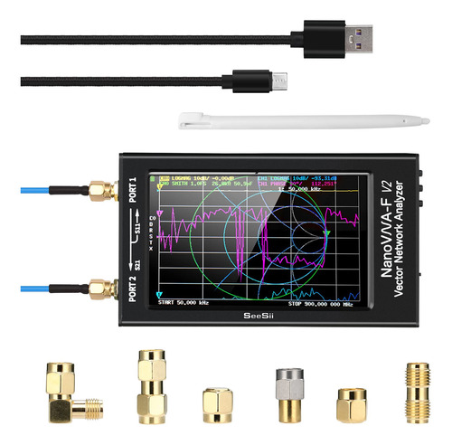 Analizador De Red Vectorial Nanovna-f V2 Actualizado 50khz-3