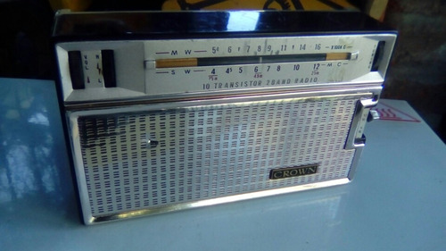 Antigua Radio Crown Transist Tr102 Madein Japan De Colección