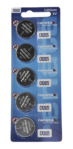  Renata Cr2025 Pack (5pilas) 3v Litio Garantizada Swissmade