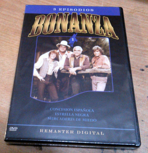 Bonanza 3 Episodios Remasterizado Dvd Sellado / Kktus