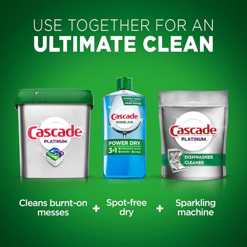 Cascade Platinum - Aclarador Para Lavavajillas, 250 Ml
