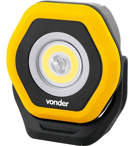 Refletor Recarregável Portátil 1400lm Usb Led Rrv1400 Vonder Cor da carcaça Amarelo 110V/220V