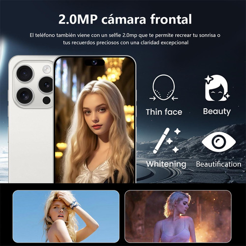 Teléfonos Inteligentes Android Baratos 4g I15 Pro Max 6.79 Pulgadas Ram3gb Y Rom32gb