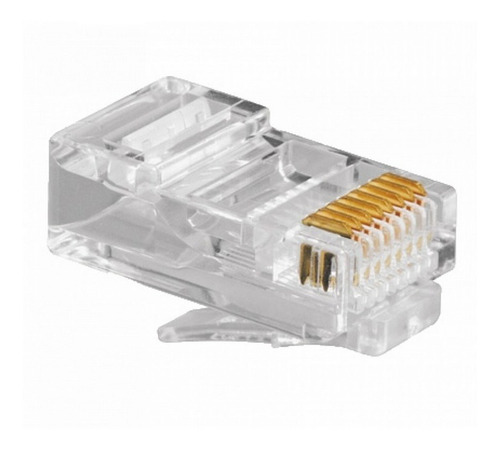 Imagen 3 de 3 de 10 Fichas Rj45/plug Premium Reforzadas Doble Cantacto Y Mas!