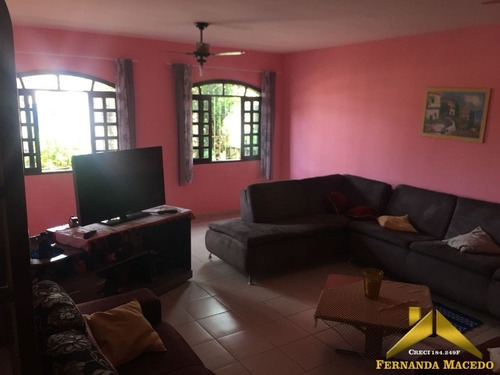 Sobrado Grande Com 3 Quartos A 500m Da Praia Em Itanhaém - Ca00019 - 34079318