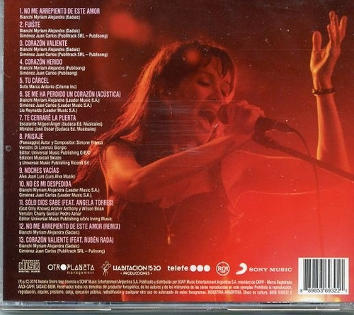 Cd Natalia Oreiro Gilda Musicanoba Tech