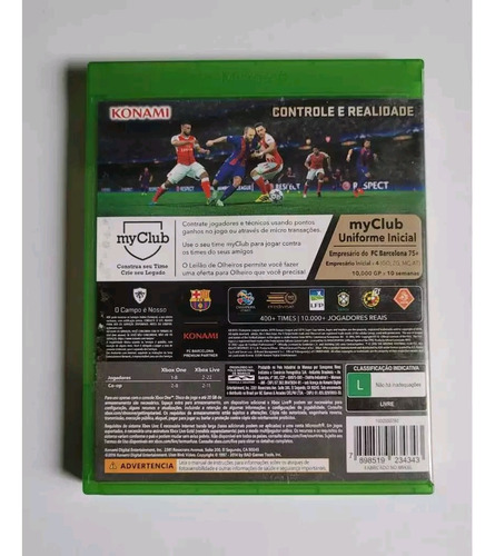 Pes 2017 - Pro Evolution Soccer - Xbox One (Usado)