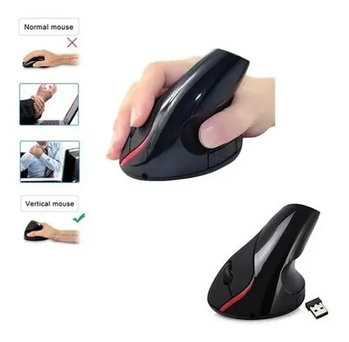 Mouse Gamer Vertical Inalámbrico Recargable Weibo Wb-881