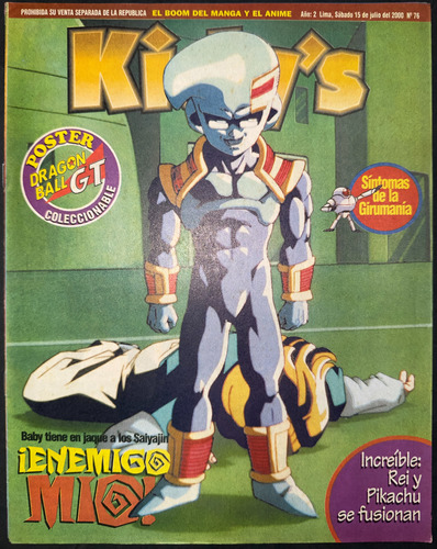 Revista Kidys #76 - Anime La República - Año 2000