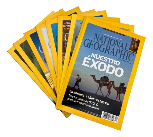 Lote X 9 National Geographic 2013 Español