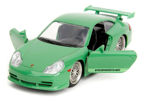 Miniatura Porsche 911 Gt3 Pink Slips 1:32 Jada Toys Green