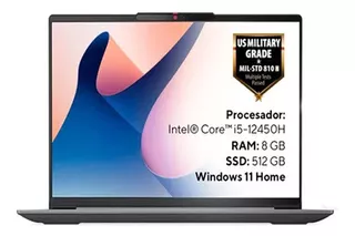 Portátil Lenovo Ideapad Slim 5 14iah8 Ci5 12450h 8gb 512gb Color Gris