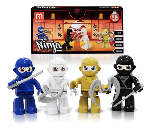 Pythagorasmagnets Imanes Niños  Ninja Magnet Toys Play...