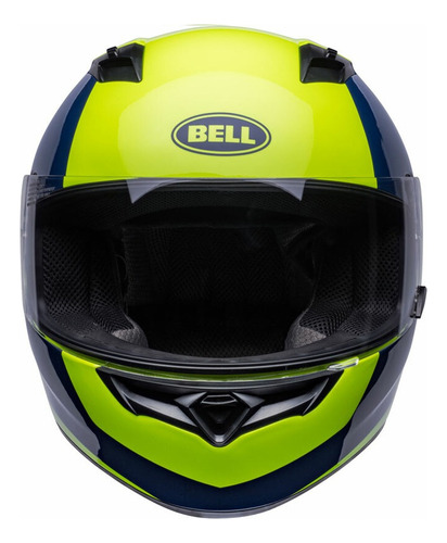 Casco Bell Qualifier Turnpike Amarillo Fluor/azul