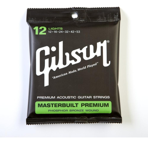 Masterbuilt Premium Cuerdas De Guitarra Acústica De Bronce F