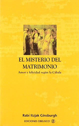 Libro Misterio Del Matrimonio El De Ginsburgh Rabi Itzjak Ob