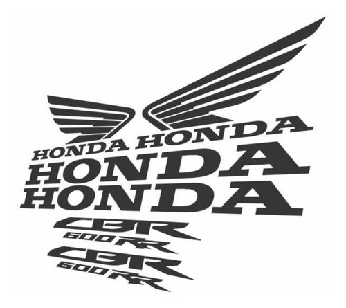 Calcomanias Stickers Honda Cbr600rr 2009-2016 Logos