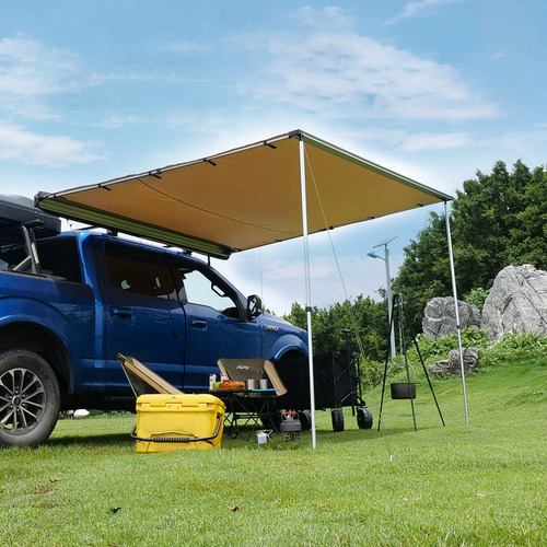 Toldo Retractil 6.56 X 8.2 Pie Lateral Para Tienda