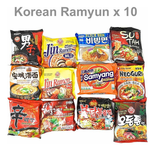 Super Soup Box Ásiatica - 10 Ramen + Palillos De Regalo