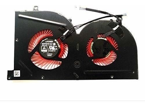 Quetterlee Ventilador De Repuesto Para Portatil Msi Gs63 Gs6