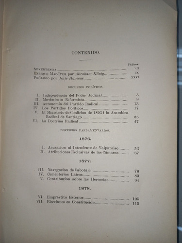 Discursos Políticos Y Parlamentarios De Don Enrique Mac Iver