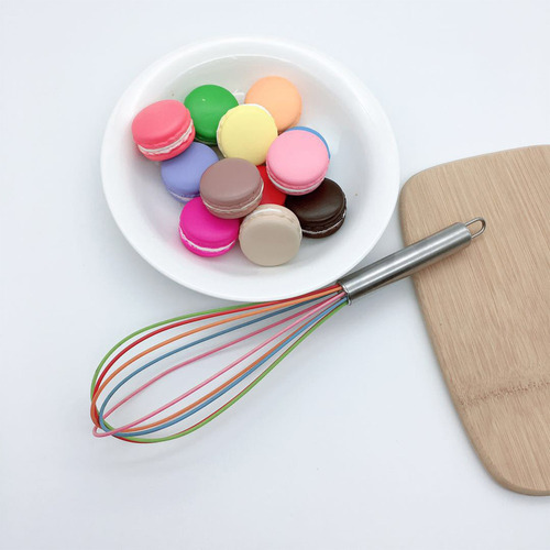 Misturador Manual Silicone Egg Beater 12 Para Cozinha E