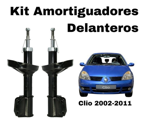 Front Shock Absorbers Renault Clio 2008 Sfty