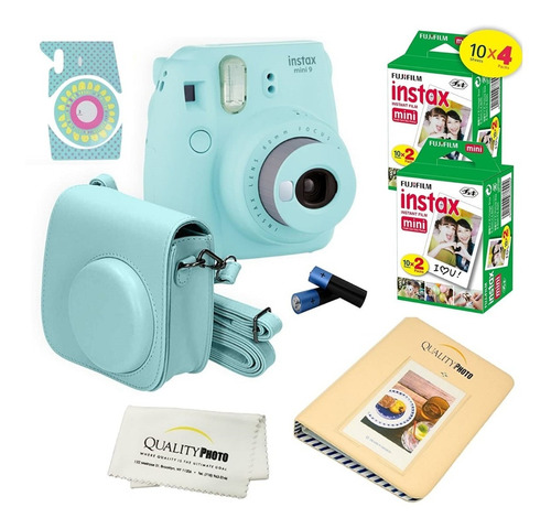 Camara Fuji Instax Mini 9 Con 40 Fotos+ Estuche Color+ Album