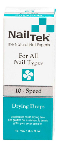 Nail Tek 10-speed 15ml Gotas, Secante Esmalte Unhas
