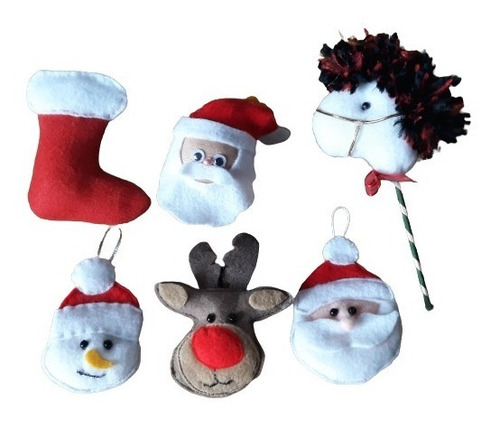 Adornos Navideños Para El Árbol  - Pack De 6 Unidades