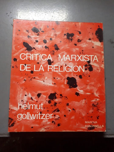 Libro Critica Marxista De La Religion Helmut Gollwitzer 