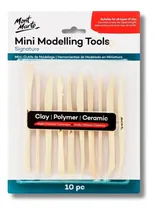 Comprar 10 Estecas Mini Modelado De Arcilla O Cerámica Mont Marte