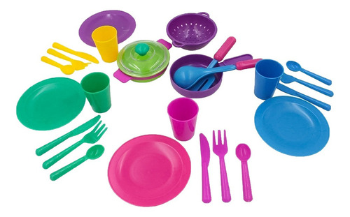 Juego De Juguetes De Vajilla De Cocina