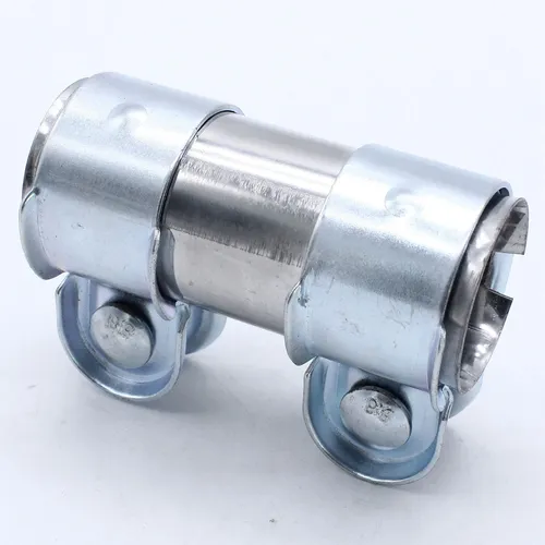 Sistema De Escape De Doble Abrazadera Con Conector De Tubo D