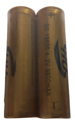 Imagem 3 de 8 de Baterias 18650 2unidades + Carregador Tripl 3,7/4,2v 9800mah