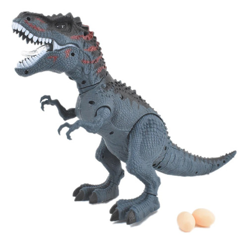 Dinosaurio Rex A Pilas 45,5cm Grande Luces Y Sonido Camina