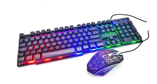 Teclado Gamer C/ Mouse P/ Jogos Com Led Usb Promoção Barato