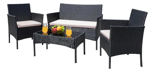 comprar Juego De Living De Terraza Brisa 4 Piezas Para Exterior